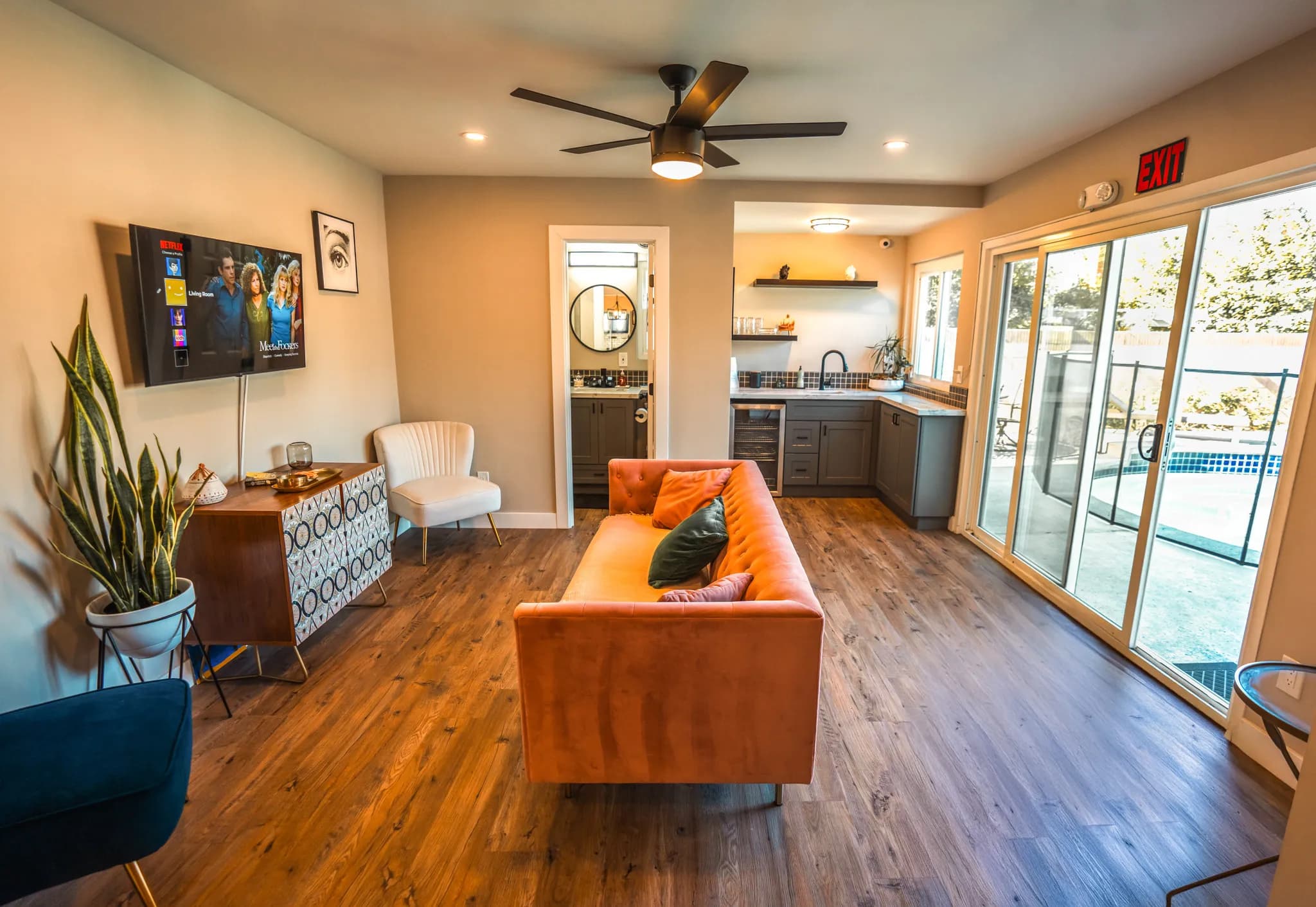 Treatment facility interior